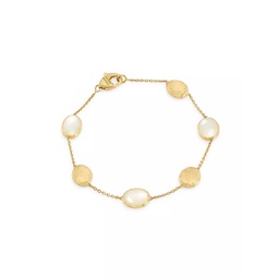Siviglia 18K Yellow Gold & Mother-Of-Pearl Station Bracelet