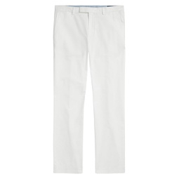Stretch Cotton Straight-Fit Pants
