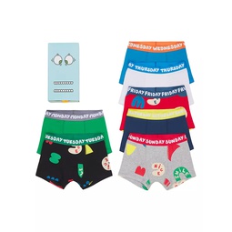 Little Boys & Boys Day Of The Week Boxers Set