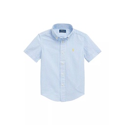 Little Boys Seersucker Button-Down Shirt