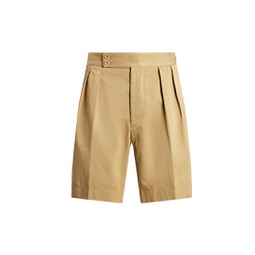 Holden Twill Pleated Bermuda Shorts