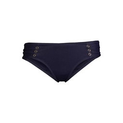 Amy Ruched Hipster Bikini Bottoms