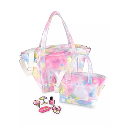 Mommy & Me Tie-Dye Patch Tote Set