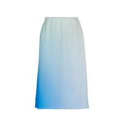 Gradient Midi Slip Skirt