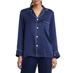 Heritage Silk Laurel 2-Piece Stretch Silk Pajama Set