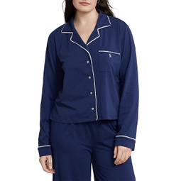 Essentials Madison Audrey 2-Piece Cotton-Blend Pajama Set