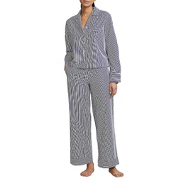 Bailey Striped Long Pajama Set