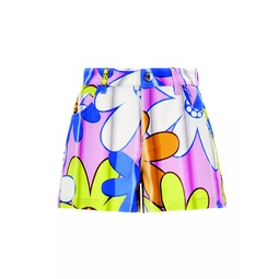 Little Girls & Girls Floral Shorts