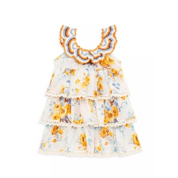 Little Girls & Girls Halycon Scallop Crochet Dress