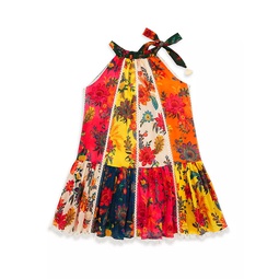 Little Girls & Girls Ginger Patchwork Halter Dress