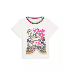 Little Girls & Girls Halcyon Love Shop Graphic T-Shirt