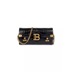 B-Buzz 23 Crocodile-Embossed Leather Pouch