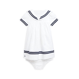 Baby Girls Nautical Linen Dress