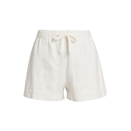 Smocked-Waist Shorts