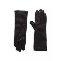 COLLECTION Cashmere-Lined Leather Gloves