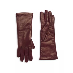 COLLECTION Cashmere-Lined Leather Gloves