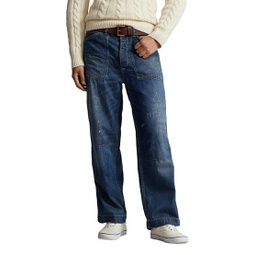Stonington Distressed Relaxed-Fit Jeans
