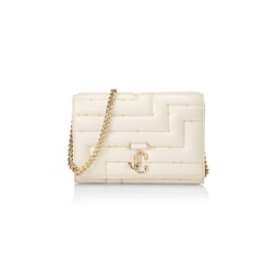 Avenue Quilted Leather Clutch-On-Chain