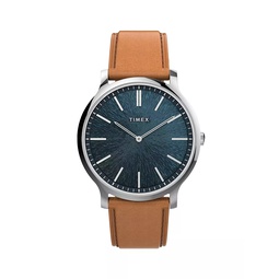 Gallery Leather Strap Watch