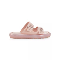 Buckle Bubble Jelly Sandals
