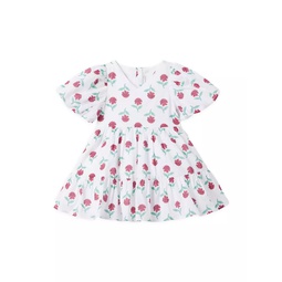 Little Girls & Girls Floral Babydoll Dress