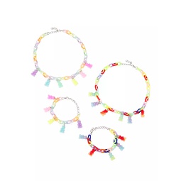 Girls Friendship Necklace & Bracelet Set