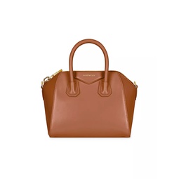 Mini Antigona Bag in Box Leather