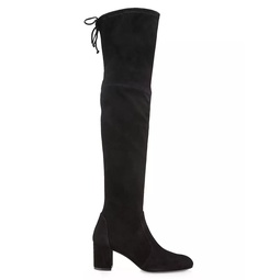 Yulianaland 60MM Leather Over-The-Knee Boots