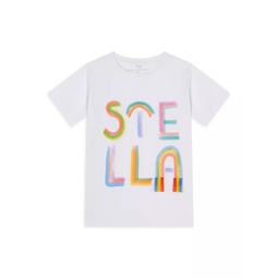 Little Girls & Girls Rainbow Stella T-Shirt