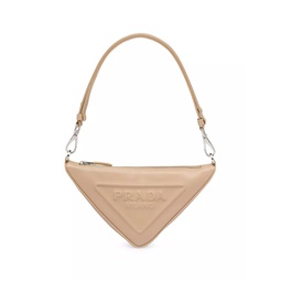 Triangle Leather Mini Bag