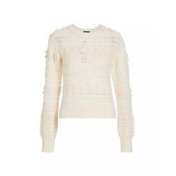 Lo Mixed Knit Wool-Blend Sweater