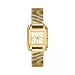 Miller Goldtone Stainless Steel Bracelet Watch/24MM