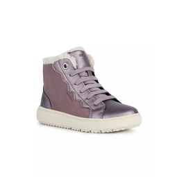 Little Girls & Girls Theleven Metallic Leather Sneakers