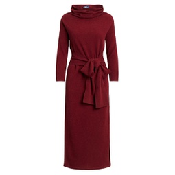 Belted Cashmere Sweaterdress