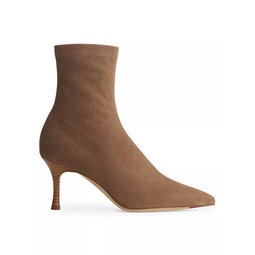 Brea 75MM Suede Pointed Toe Boots