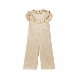 Little Girls & Girls Twinkle And Shine Pleated Jumpsuit