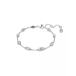 Mesmera Rhodium-Plated & Swarovski Crystal Bracelet