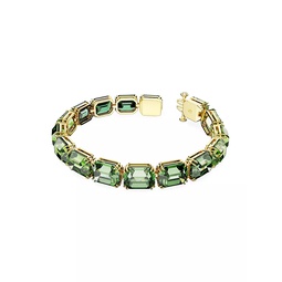 Millenia Goldtone & Swarovski Crystal Bracelet