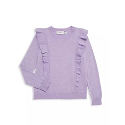 Little Girls & Girls Ruffle Sweater