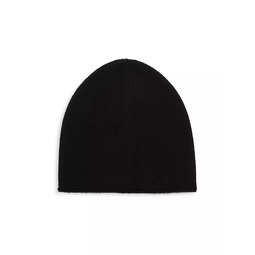 Boiled Cashmere Rolled-Edge Beanie