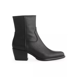 Mustang Leather Ankle Boots