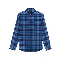 Irving Checked Button-Front Shirt