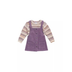 Baby Girls & Little Girls Rae Sweater & Corduroy Dress Set
