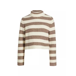 Striped Wool & Cashmere Sweater