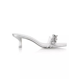 Lynn 50MM Crystal-Embellished Kitten-Heel Sandals