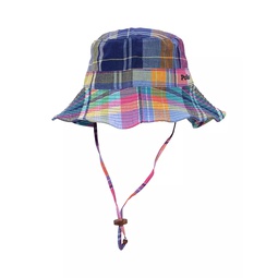 Madras Plaid Bucket Hat