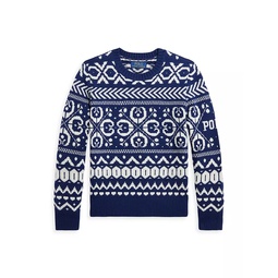 Little Boys & Boys Fair Isle Wool Sweater
