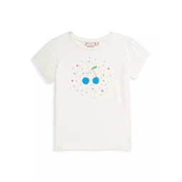 Little Girls & Girls Cherry T-Shirt