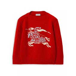 Little Kids & Kids Patrick Wool-Blend Logo Sweater