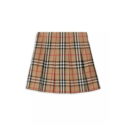 Little Girls & Girls Gabrielle Check Pleated Skirt